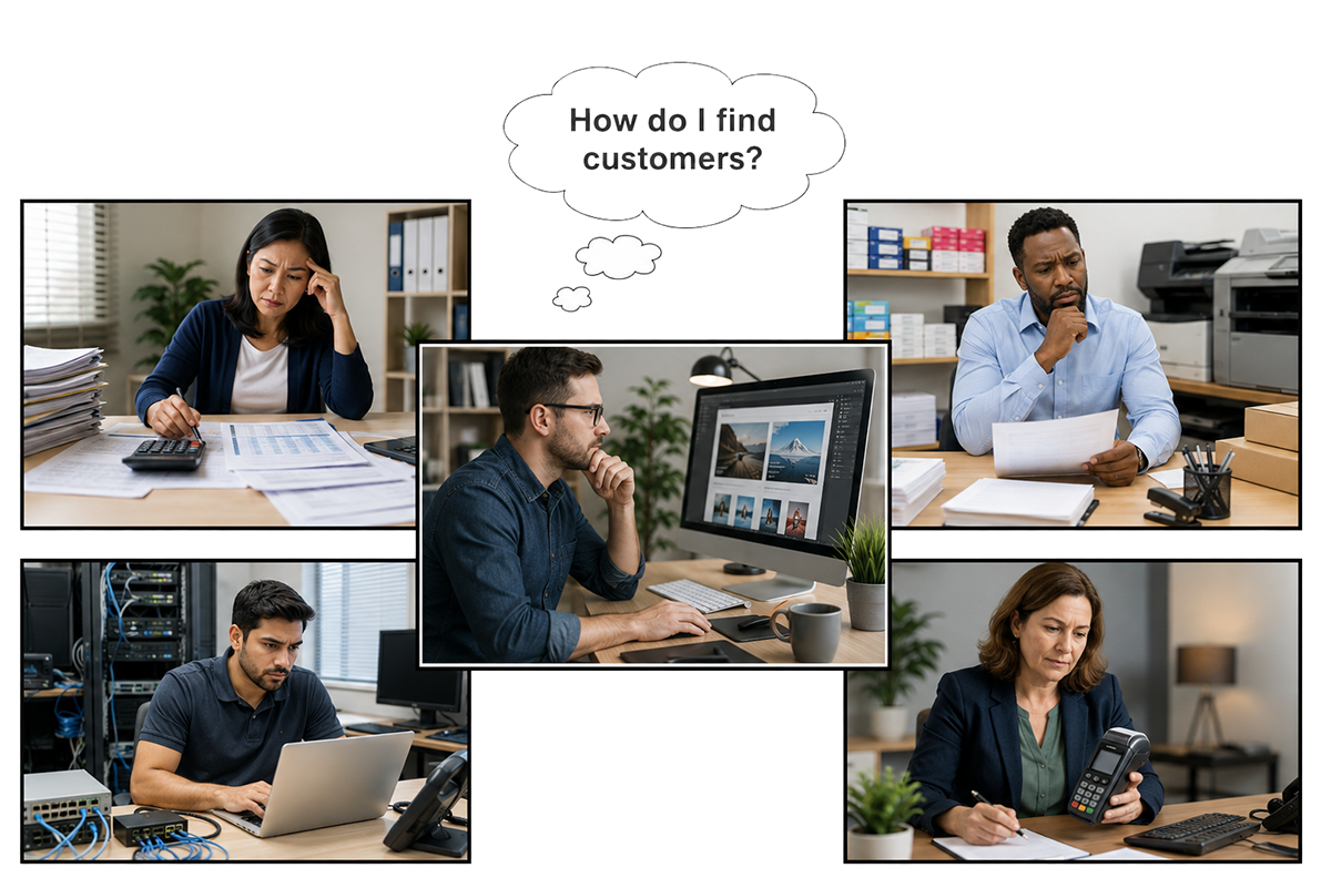 Business owners looking for new customers